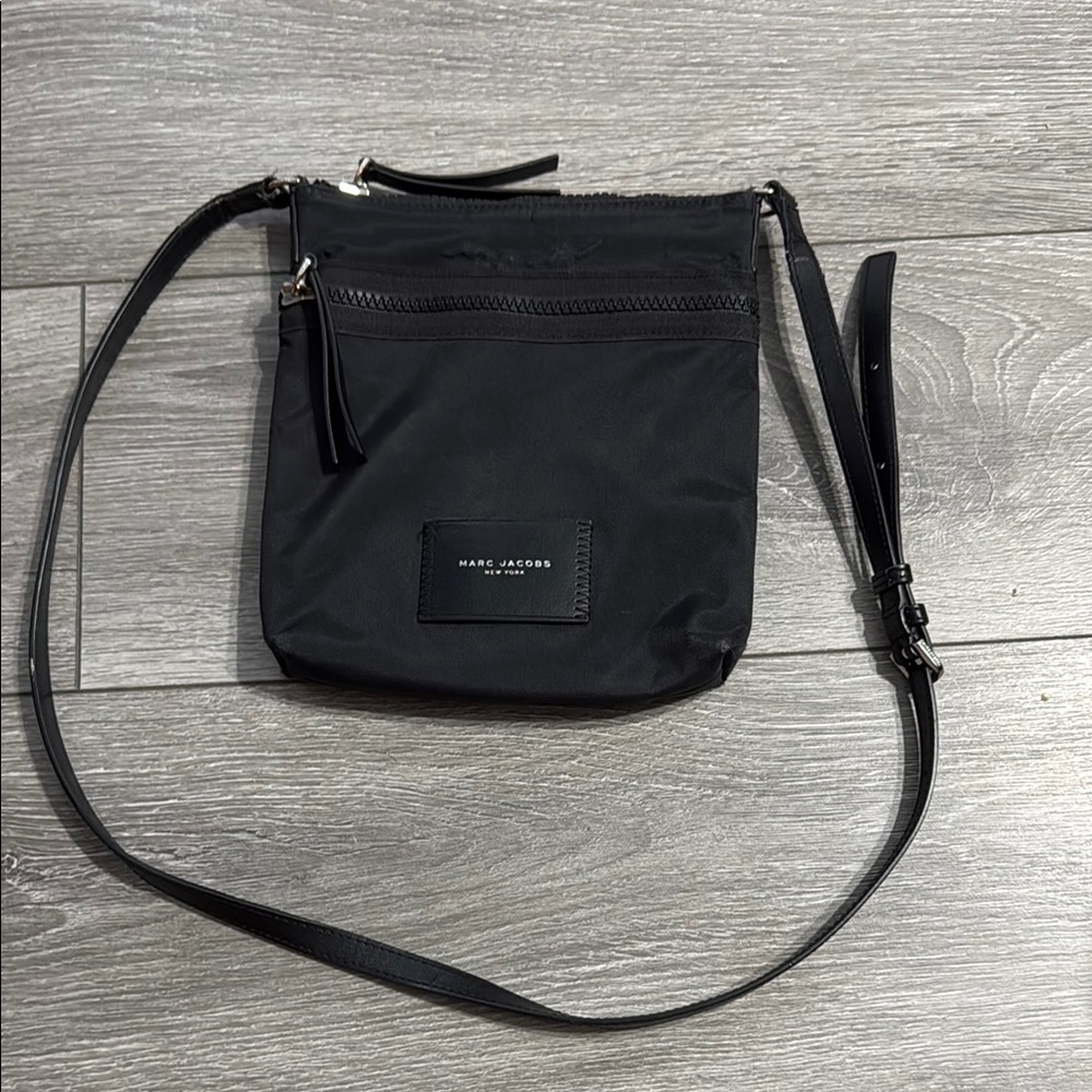 Marc Jacobs Black Crossbody/Messenger Bag with Adjustable Strap